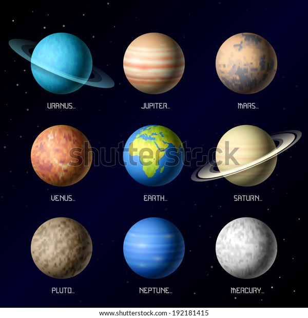 太陽系の惑星 ベクター画像 のベクター画像素材 ロイヤリティフリー