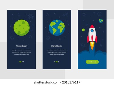 Planets and space concept. Can use for web banner, infographics, hero images. Flat isometric vector illustration isolated on white background.