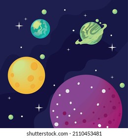 planets space system solar design