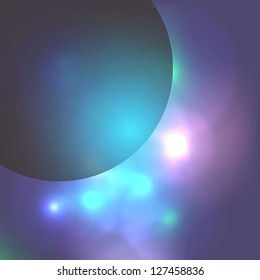 planets in the universe background