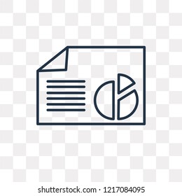 Planing vector outline icon isolated on transparent background, high quality linear Planing transparency concept can be used web and mobile