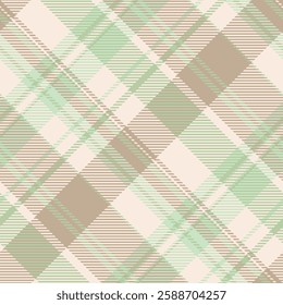 Plank check textile vector, editable pattern texture plaid. Place fabric tartan background seamless in light and pastel colors palette.