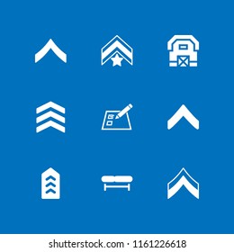 plank icon. 9 plank set with bench, chevron, checklist on a paper with a pencil and barn vector icons for web and mobile app