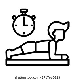 Vektorgrafik mit Liniensymbol