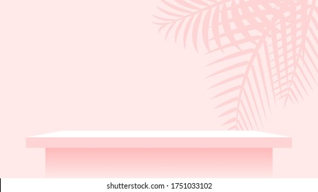 estante de tabla en la pared color rojo pastel suave