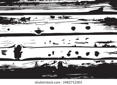 Planks, logs, a drawing of a tree. Background for design and presentations.