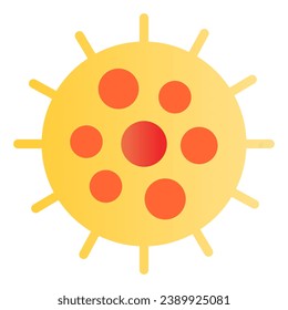 Plankton flat icon. Clam color icons in trendy flat style. Krill gradient style design, designed for web and app. Eps 10