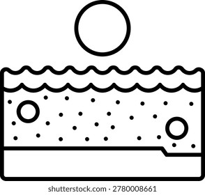 Plankton Illustration vector Icon Design