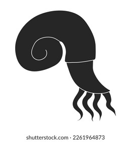 Plankton vector icon.Black vector icon isolated on white background plankton.