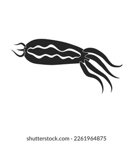 Plankton vector icon.Black vector icon isolated on white background plankton.