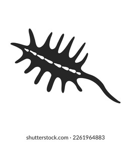 Plankton vector icon.Black vector icon isolated on white background plankton.