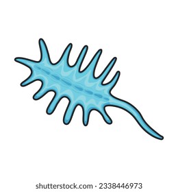 Plankton vector icon.Color vector icon isolated on white background plankton.