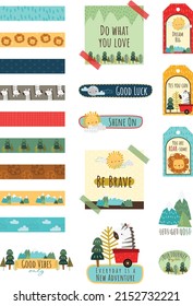 un planificador con el tema del tren de animales