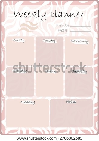 planner daily weekly plan your day
