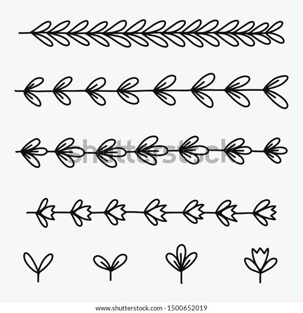 planner hand drawn vector\
icons