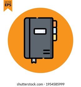 Planner icon vector design. Restaurant symbol for your website design, logo, app, UI. Eps10 vector illustration.