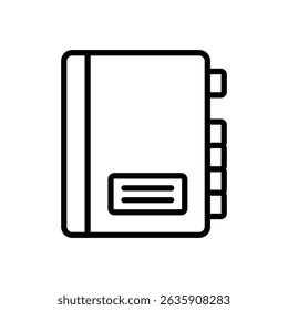 planner icon vector design template simple and clean