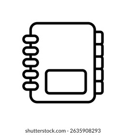 planner icon vector design template simple and clean