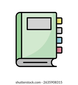 planner icon vector design template simple and clean