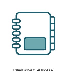 planner icon vector design template simple and clean