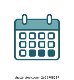 planner icon vector design template simple and clean