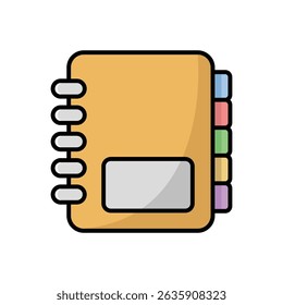 planner icon vector design template simple and clean