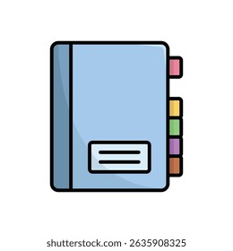 planner icon vector design template simple and clean