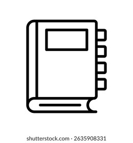 planner icon vector design template simple and clean