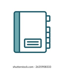 planner icon vector design template simple and clean