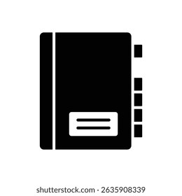 planner icon vector design template simple and clean