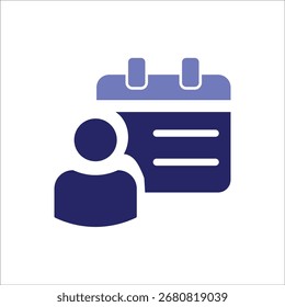 planner icons. simple colored vector