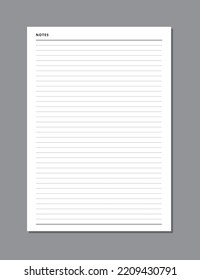 Planner insert. Notes design layout for your planner, diary. Can be used for A5, A4 size. To do list, notes, ideas.
