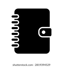 Planner Notebook Office Organizer Vector Icon