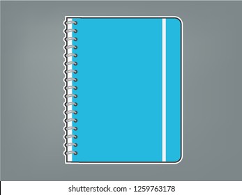 planner notebook vector