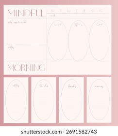 El planificador toma nota de la planificación diaria