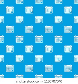 Planner pattern vector seamless blue repeat for any use