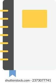 Planner Schedule Note Icon Vector Flat Illustration