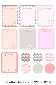 Planner sticker set