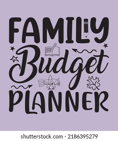 Planner SVG Design Perfect For T-Shirt And Others