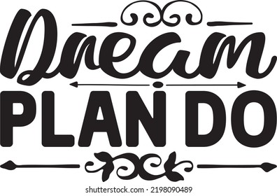 Planner SVG T-Shirt Design Vector File. 