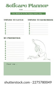 Planner template for personal goal or financial tracking 