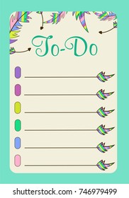 Planner Templates, Organizer and Schedule with Notes and To Do List.