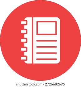 Ilustração de design de ícone de vetor do planejador
