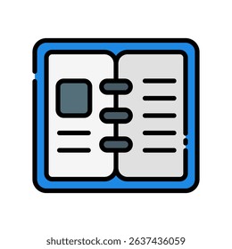 Planner Vector for Weekly Schedule. Organized agenda illustration, task management design, effective time use.