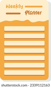 Planners and to do list with home interior decor illustrations. Template for agenda, schedule, planners, checklists, notebooks, cards and other stationery.