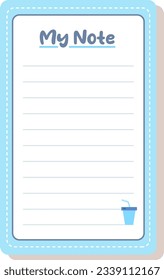 Planners and to do list with home interior decor illustrations. Template for agenda, schedule, planners, checklists, notebooks, cards and other stationery.