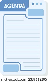 Planners and to do list with home interior decor illustrations. Template for agenda, schedule, planners, checklists, notebooks, cards and other stationery.