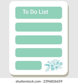 planners and to do list with home interior decor illustrations. Template for agenda, schedule, planners, checklists, notebooks, cards and other stationery.
