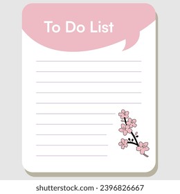 planners and to do list with home interior decor illustrations. Template for agenda, schedule, planners, checklists, notebooks, cards and other stationery.
