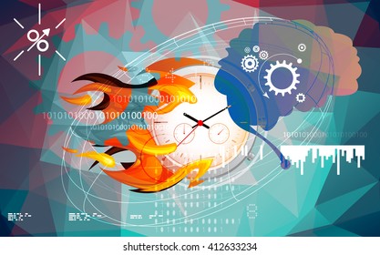 Planning against time - Illustration